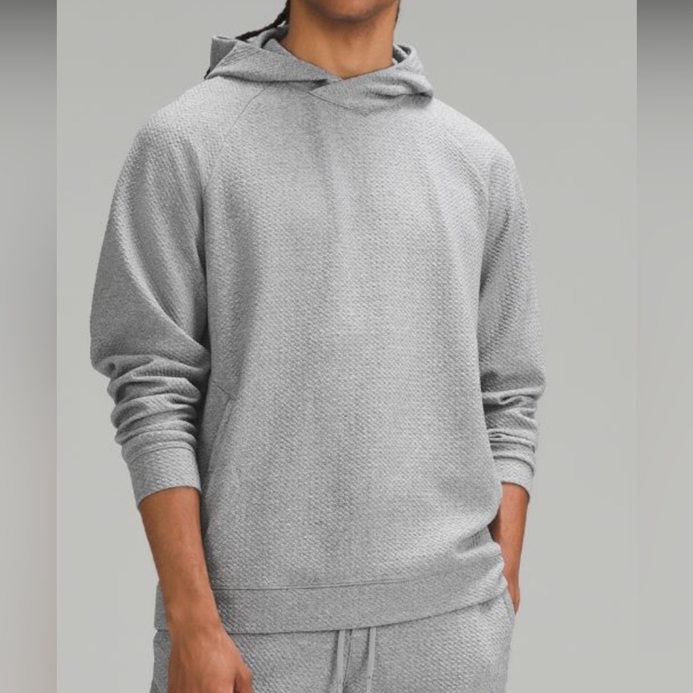 Men’s lululemon texture-double knit cotton hoodie
